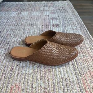 Seychelles Brown Woven Mules